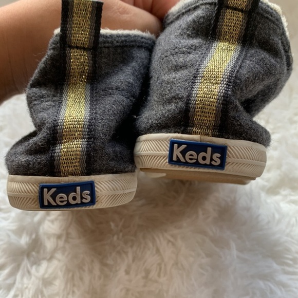 Keds Grey & White Slip-On Soft Sneakers - Picture 7 of 10